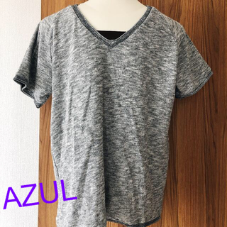 アズールバイマウジー(AZUL by moussy)のAZUL メンズ Vネック Tシャツ S(Tシャツ/カットソー(半袖/袖なし))