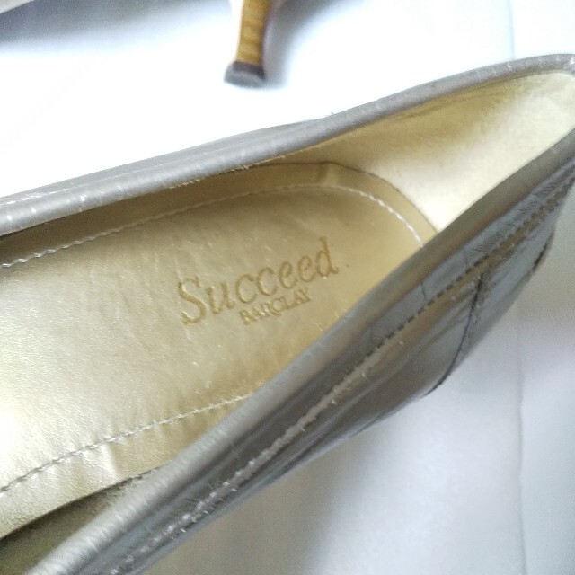 【百貨店購入】Succeed BARCLAY★皮革パンプス【日本製】品