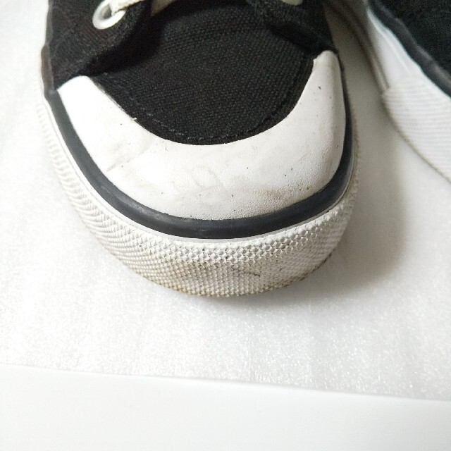 adidas(アディダス)のadidas/アディダス★コットンスニーカー★中古品 黒×白 レディースの靴/シューズ(スニーカー)の商品写真