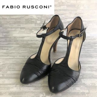 ファビオルスコーニ(FABIO RUSCONI)のFABIO RUSCONI ファビオルスコーニ ラウンドトゥ ストラップパンプス(ハイヒール/パンプス)