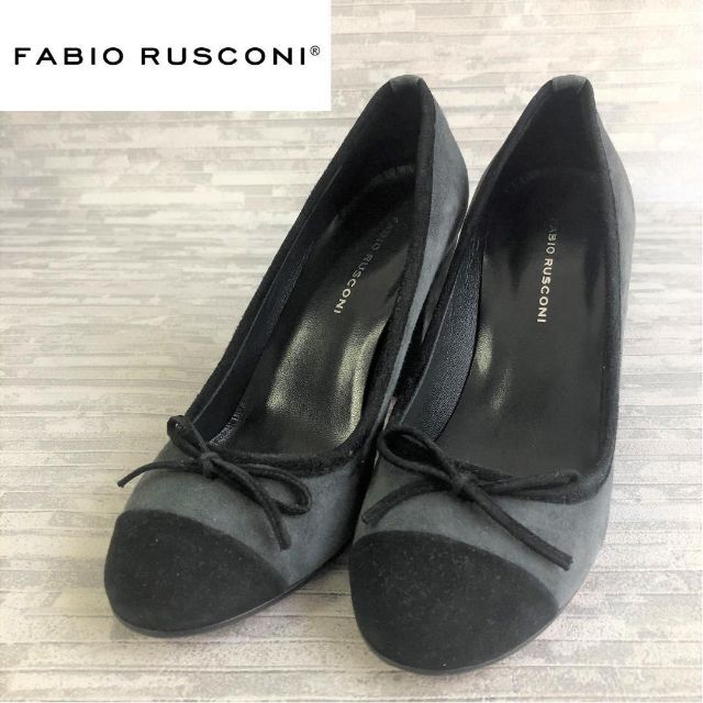 FABIO RUSCONI(ファビオルスコーニ)の【美品】FABIO RUSCONI ファビオルスコーニ  スエードパンプス 23 レディースの靴/シューズ(ハイヒール/パンプス)の商品写真