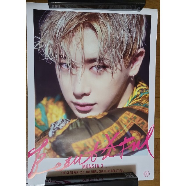 monsta x(モンスタエックス)のMONSTA X ウォノ Beautiful ポスター エンタメ/ホビーのタレントグッズ(アイドルグッズ)の商品写真