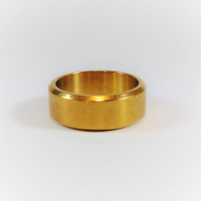 US5号 9号 シンプル リング 太め ゴールド レディースのアクセサリー(リング(指輪))の商品写真