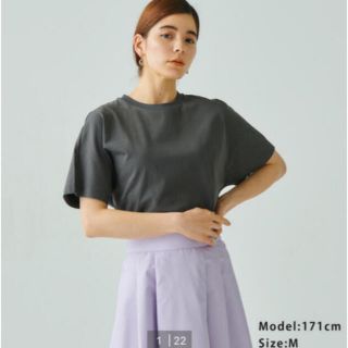 プラステ(PLST)の【6/12の限定価格】2色セット　PLST クールタッチコットンボックスTシャツ(Tシャツ(半袖/袖なし))