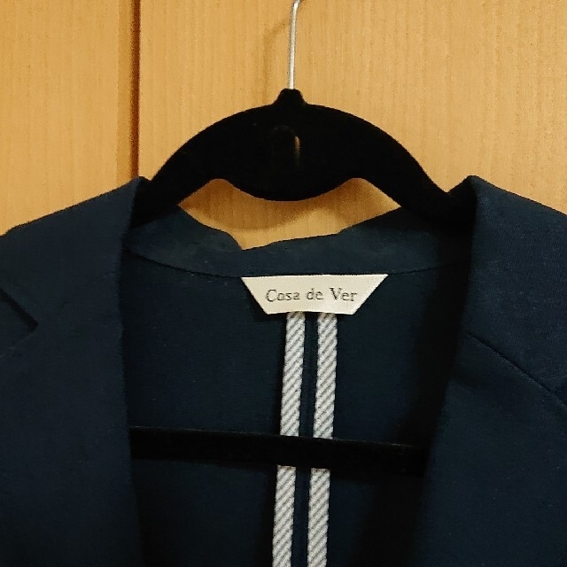 しまむら(シマムラ)の新品未使用 濃紺 ジャケット レディースのジャケット/アウター(テーラードジャケット)の商品写真