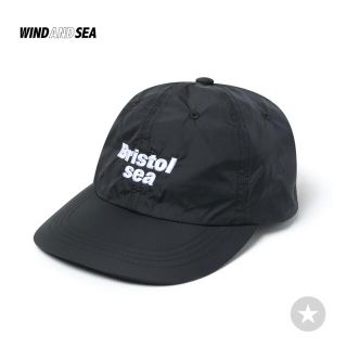 エフシーアールビー(F.C.R.B.)のWIND AND SEA×Bristol NYLON TEAM CAPブラック黒(キャップ)