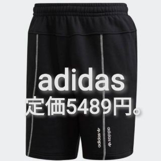 アディダス(adidas)の新品　アディダス　オリジナルス　メンズ　ハーフパンツ　Mサイズ　黒　ブラック(ショートパンツ)