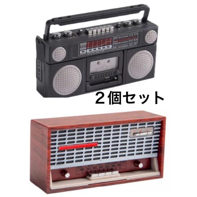 ミニチュアラジオ、ラジカセセット エンタメ/ホビーのフィギュア(その他)の商品写真