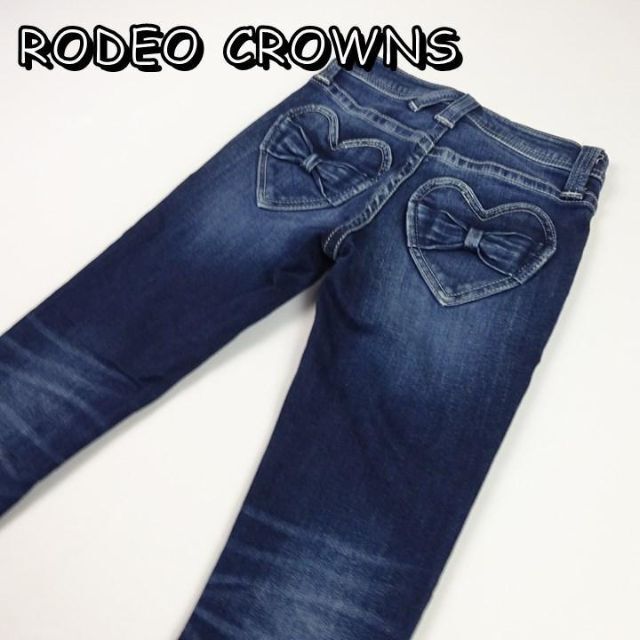 ロデオクラウンズ リボンポケットデニムパンツ RODEOCROWNS