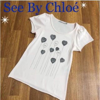 ドゥロワー(Drawer)の早い者勝ち！！See By Chloe クロエ ベビーピンク Tシャツ(Tシャツ(半袖/袖なし))