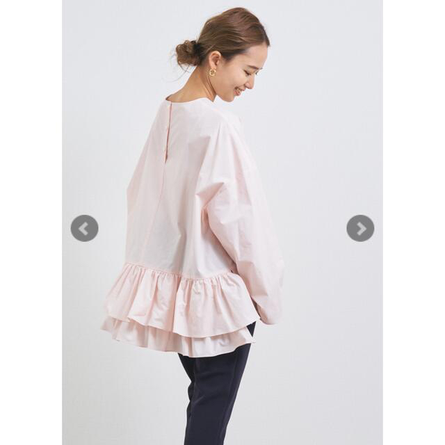 yori バックフリルブラウス ピンクの通販 by momo's shop|ラクマ