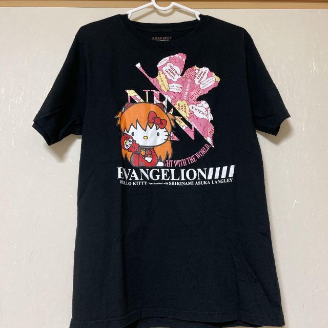 【2枚セット】エヴァンゲリオン　ハローキティ　Tシャツ　アスカ　レイ　NERV エンタメ/ホビーのアニメグッズ(その他)の商品写真