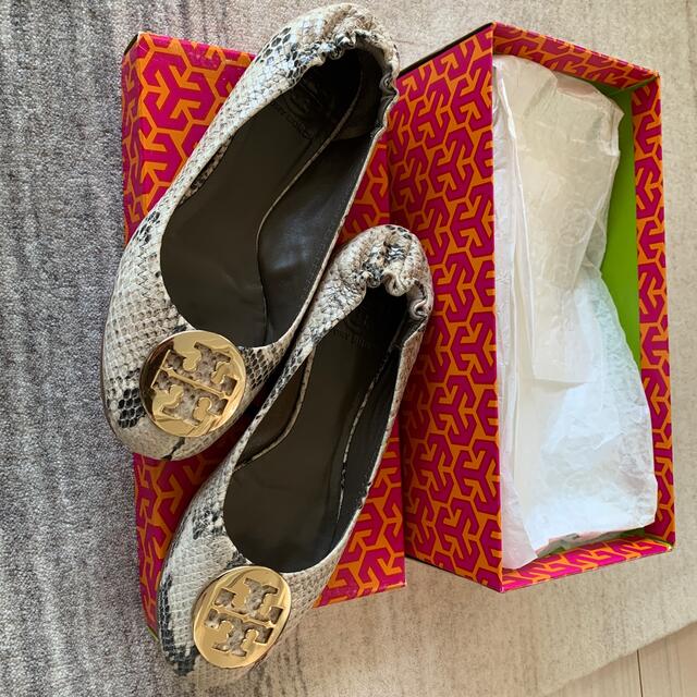 ★極美品 TORY BURCH トリーバーチ フラットパンプス キルト US6