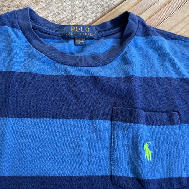 POLO RALPH LAUREN(ポロラルフローレン)のラルフローレン ボーダー Tシャツ150cm キッズ/ベビー/マタニティのキッズ服男の子用(90cm~)(Tシャツ/カットソー)の商品写真