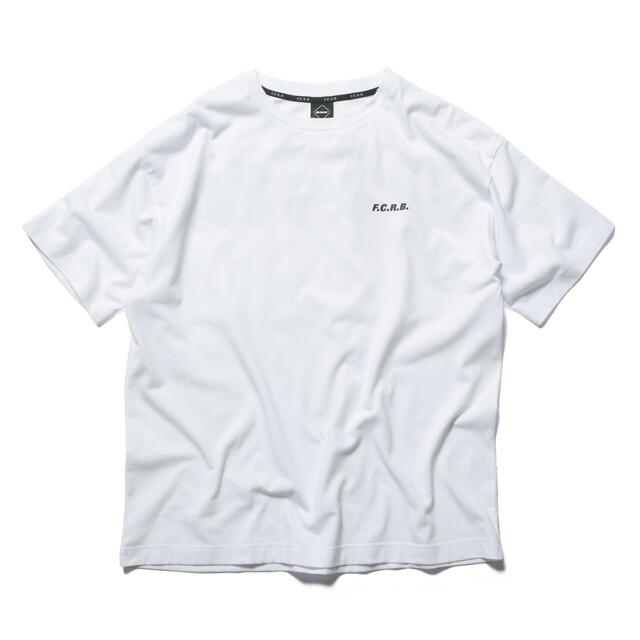 S 送料無料 FCRB 22SS BIG LOGO WIDE TEE WHITE