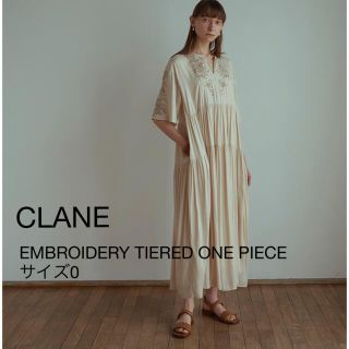 クラネ(CLANE)のAmi様専用◇CLANE EMBROIDERY TIERED ONE PIECE(ロングワンピース/マキシワンピース)