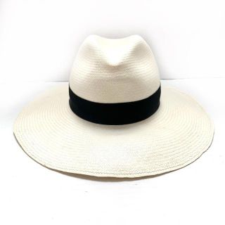 ボルサリーノ(Borsalino)のボルサリーノ ハット アイボリー×黒(ハット)