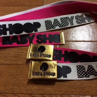 ベイビーシュープ(baby shoop)のピンクベルト SHOOP(ベルト)