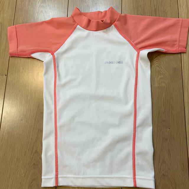 mont bell(モンベル)の【美品】モンベルラッシュガード キッズ/ベビー/マタニティのキッズ服女の子用(90cm~)(水着)の商品写真