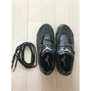 ミズノ(MIZUNO)のミズノ　野球スパイク　黒　ジュニア(シューズ)