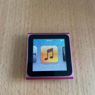 アイポッド(iPod)のiPod nano 第6世代　ピンク 8GB(ポータブルプレーヤー)