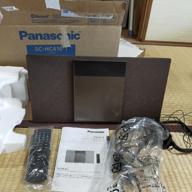 Panasonic(パナソニック)のPanasonic コンパクトステレオシステム SC-HC410-T スマホ/家電/カメラのオーディオ機器(その他)の商品写真