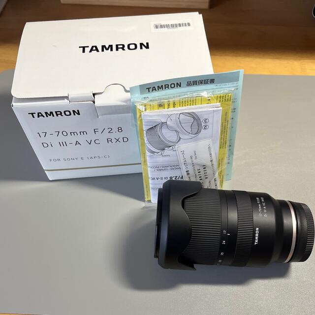 TAMRON(タムロン)のTAMRON 17-70mm F/2.8 Di III-A VC RXD スマホ/家電/カメラのカメラ(レンズ(ズーム))の商品写真