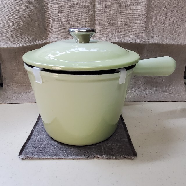 新品】ルクルーゼ ウィンザーポット ワサビ-