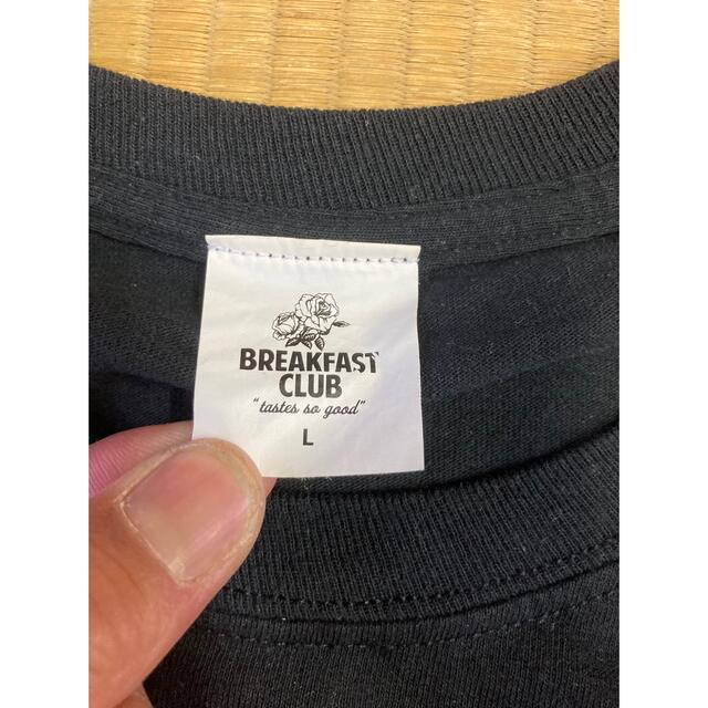 breakfast(ブレックファスト)のbreakfastclubtokyo 黒　ブラック　L ロンT 長袖 メンズのトップス(Tシャツ/カットソー(七分/長袖))の商品写真