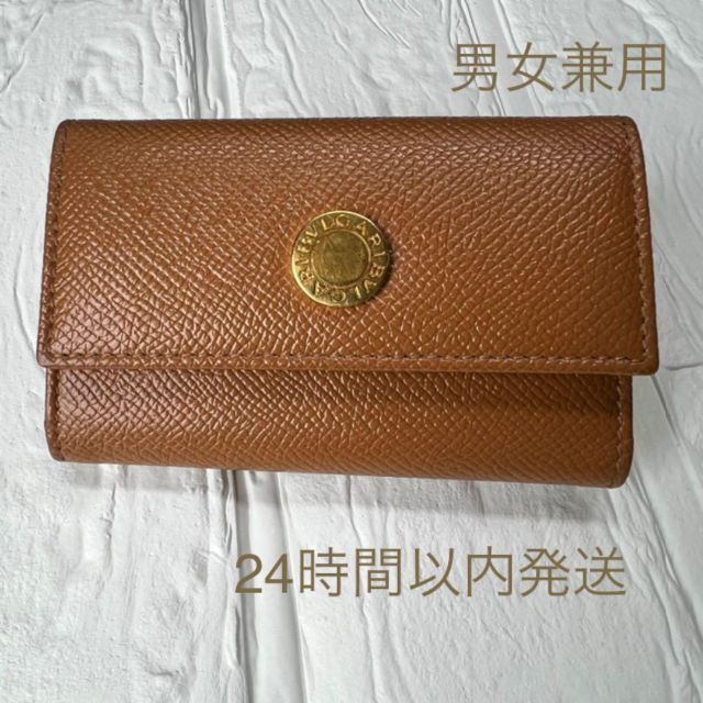 BVLGARI - 【美品】ブルガリ6連キーケース キャメル