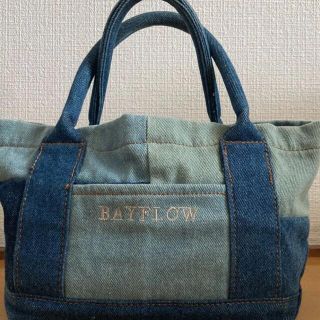 ベイフロー(BAYFLOW)のBAYFLOW デニムトートバッグ　Sサイズ(トートバッグ)