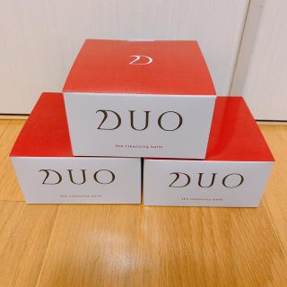 新品未開封‼️DUO ザ　クレンジングバーム3個(クレンジング/メイク落とし)