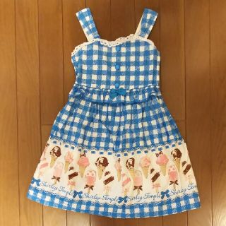 キッズ服女の子用(90cm~)シャーリーテンプル アイス ジャンパースカート 120