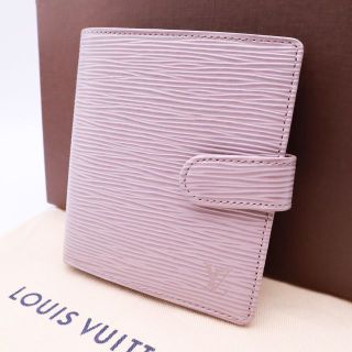 ルイヴィトン(LOUIS VUITTON)の【美品】ルイヴィトン　エピ　ポルト ビエ コンパクト グレーライラック(財布)