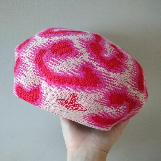 【超希少】ヴィヴィアンウエストウッド 帽子　ピンクのレオパード柄　レアキャップ
