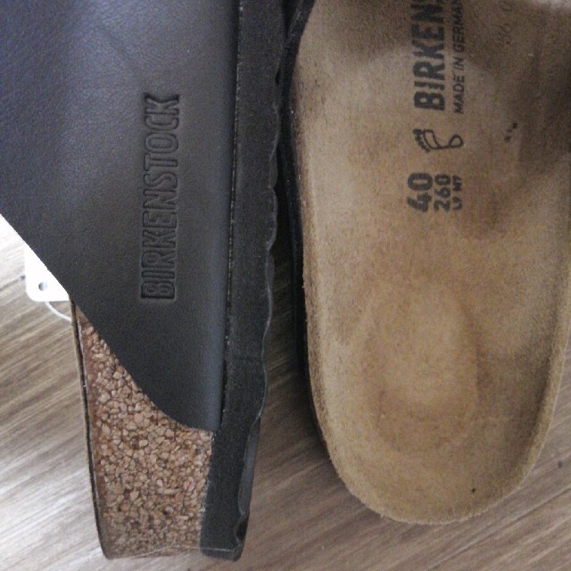 BIRKENSTOCK(ビルケンシュトック)のビルケンシュトック(*ˊᵕˋ*)੭ ੈ❤︎40꙳★*ﾟ26cm  BLACK メンズの靴/シューズ(サンダル)の商品写真