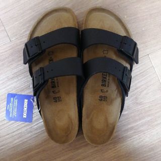 ビルケンシュトック(BIRKENSTOCK)のビルケンシュトック(*ˊᵕˋ*)੭ ੈ❤︎40꙳★*ﾟ26cm  BLACK(サンダル)