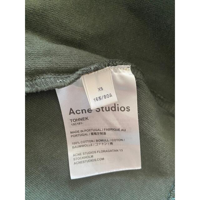 Acne Studios ビッグシルエット Tシャツ グリーンTOHNEC