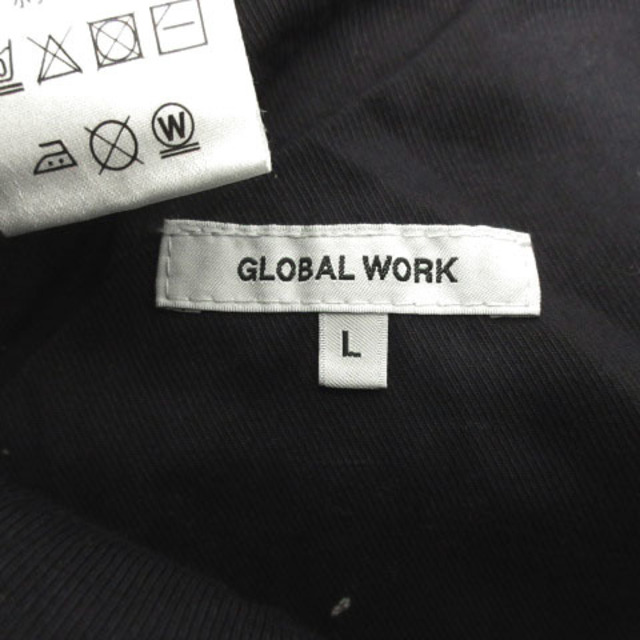 GLOBAL WORK(グローバルワーク)のGLOBAL WORK パンツ イージーパンツ ダンガリー リネン混 紺 L メンズのパンツ(スラックス)の商品写真