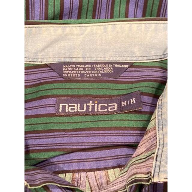 NAUTICA(ノーティカ)のNAUTICA ノーティカ STRIPE SHIRT ストライプシャツ　ゆるだぼ メンズのトップス(シャツ)の商品写真