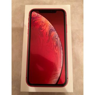 アイフォーン(iPhone)のiPhone XR 128GB （PRODUCT） RED SIMフリー(スマートフォン本体)