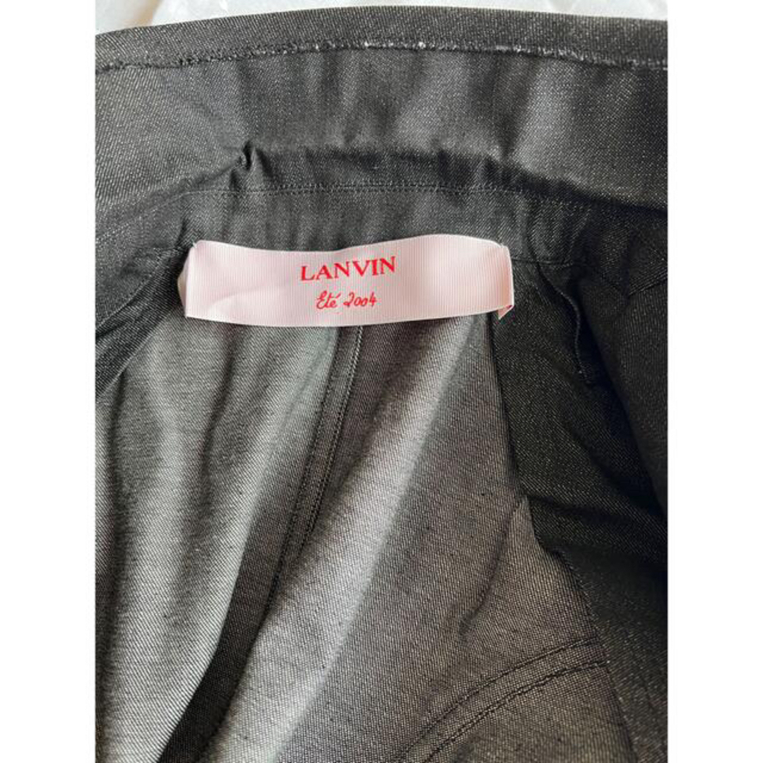 LANVIN(ランバン)のジャケット　38  LANVIN   チャコールグレイ レディースのジャケット/アウター(テーラードジャケット)の商品写真