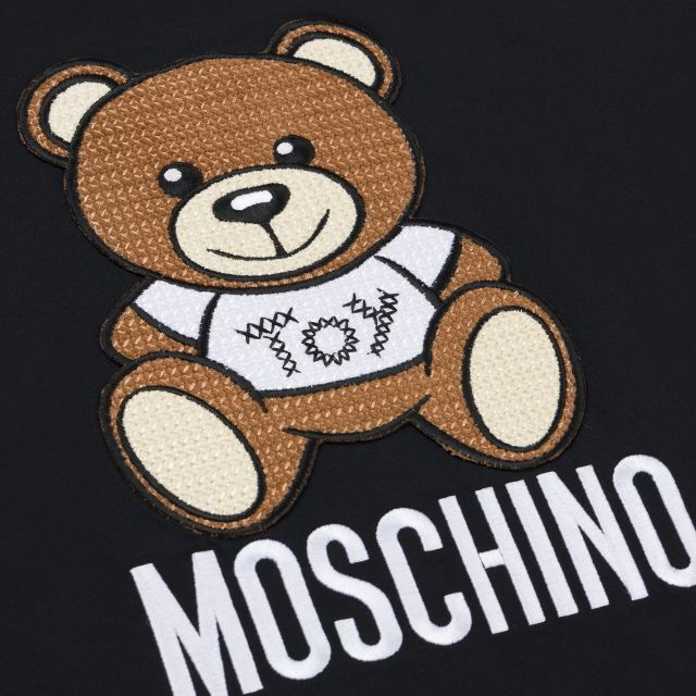 ●新品/正規品● Moschino テディ刺繍 マキシTシャツ