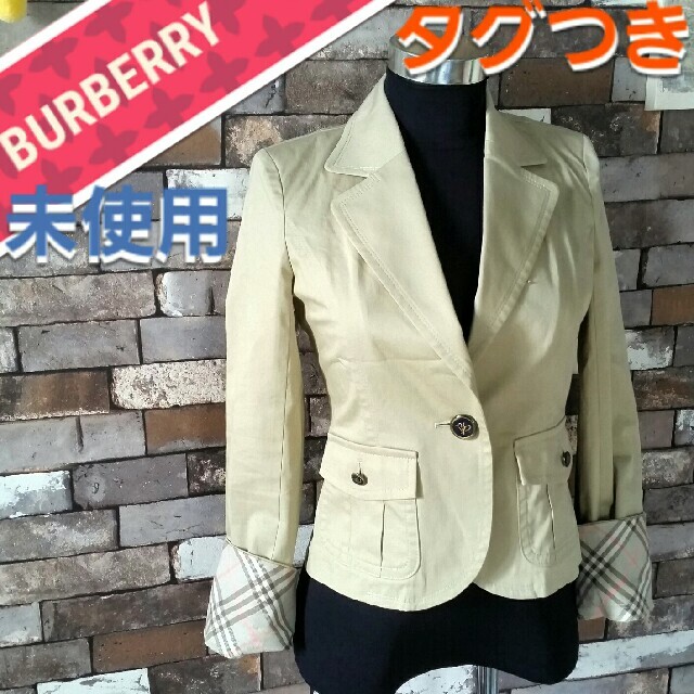 信頼】 BURBERRY BLUE ジャケット BURBERRY 緑 - LABEL テーラード