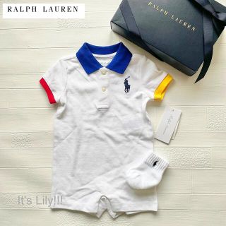 ラルフローレン(Ralph Lauren)の新作　6m70cm ラルフローレン　ロンパース　ビックポニー(ロンパース)