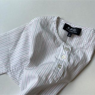 アーペーセー(A.P.C)の2ans /A.P.C. stripe shirt(ブラウス)