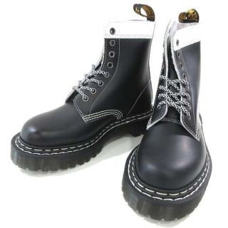 ドクターマーチン(Dr.Martens)のドクターマーチン タグ付き ショート ブーツ ホワイトステッチ 24cm相当(ブーツ)