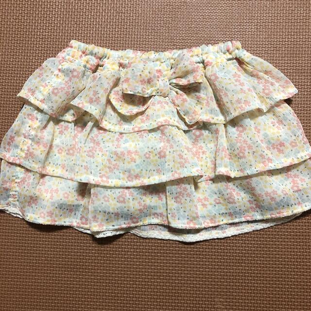 coeur a coeur(クーラクール)のショートパンツ スカート 2枚セット 80/90 キッズ/ベビー/マタニティのベビー服(~85cm)(スカート)の商品写真