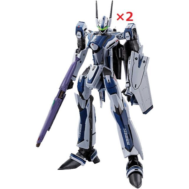 2個 DX超合金 VF-25 メサイアバルキリー WORLDWIDE Anniv