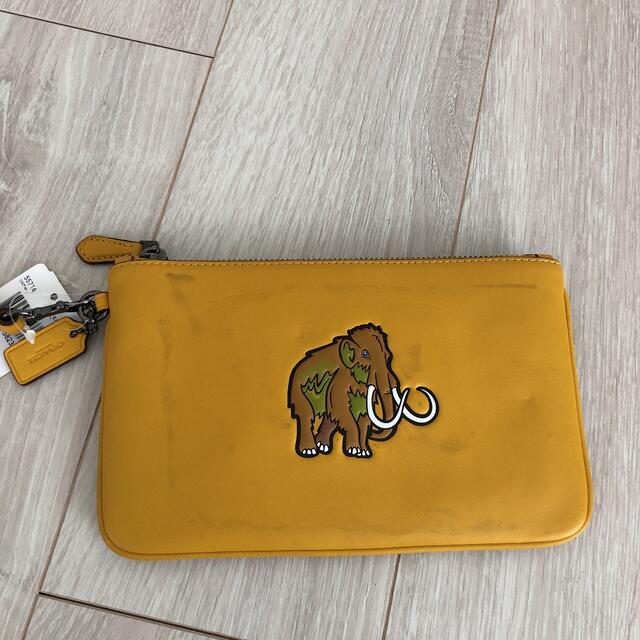 コーチ恐竜マンモス リストレット ポーチあちゃちゅむムチャチャCOACH